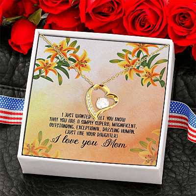 I Just Want To Let You Know That You Are A Simply Superb Forever Love Pendant Necklace