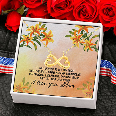 I Just Want To Let You Know That You Are A Simply Superb Infinity Heart Pendant Necklace