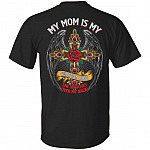 My Mom Is My Guardian Angel She Watches Over My Back Jesus Cross Mom In Heaven Print On Back T-Shirt Only, Black, Unisex T-Shirt My Mom Is My Guardian Angel She Watches Over My Back Jesus Cross Mom In Heaven Print On Back T-Shirt Only, Black, Unisex T-Shirt