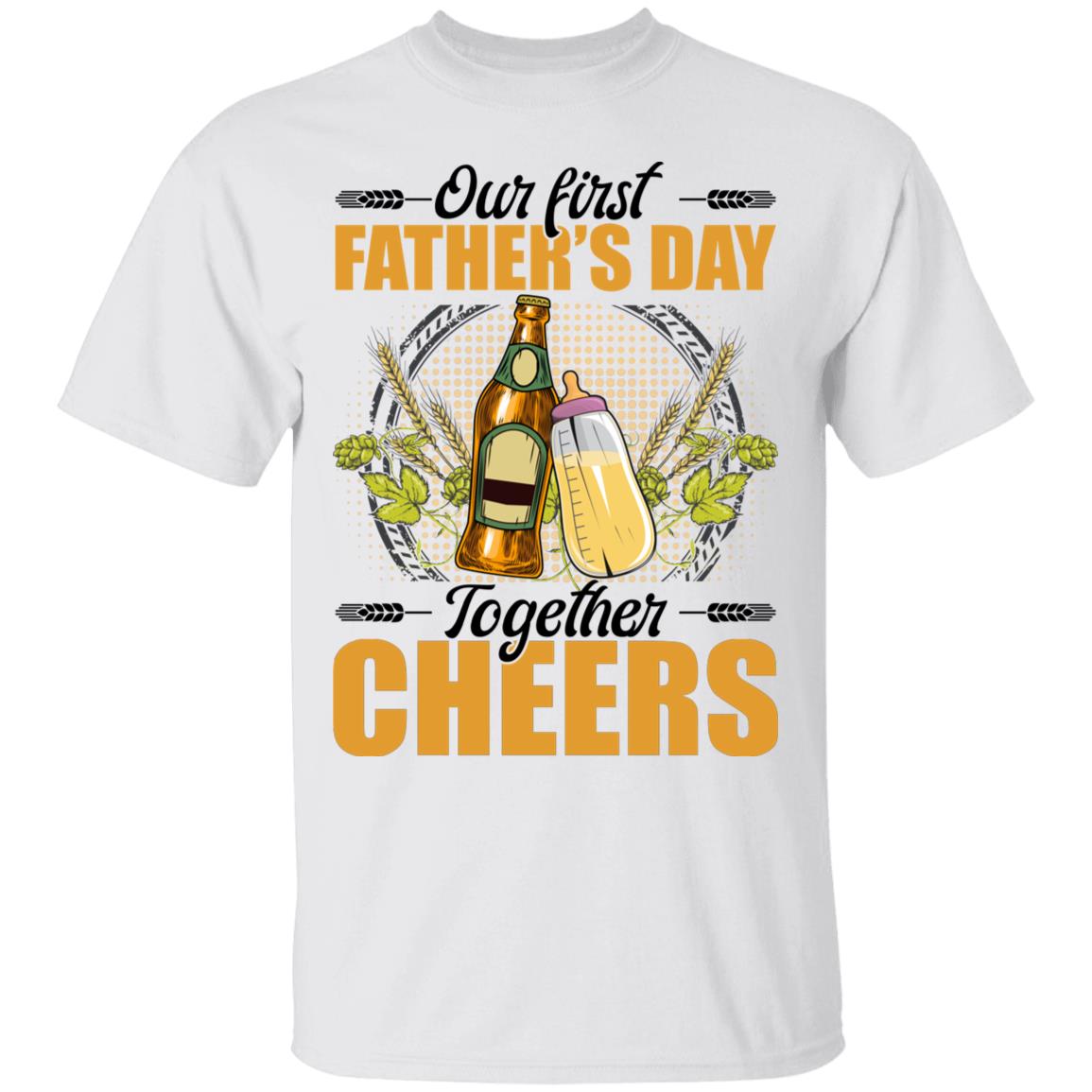 dad cheer, White, Unisex T-Shirt