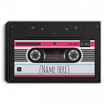 Personalized Family Mixtape Wrapped Framed Canvas Prints - Unframed Poster - Custom Family Canvas, White, 0.75'' Framed Canvas