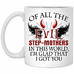 evil mom mug, White, 11 oz. White Mug