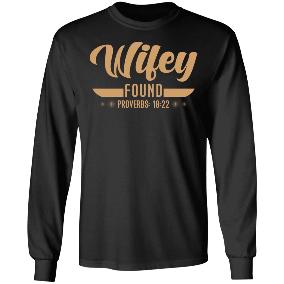 Wifey hood, Black, Long Sleeve