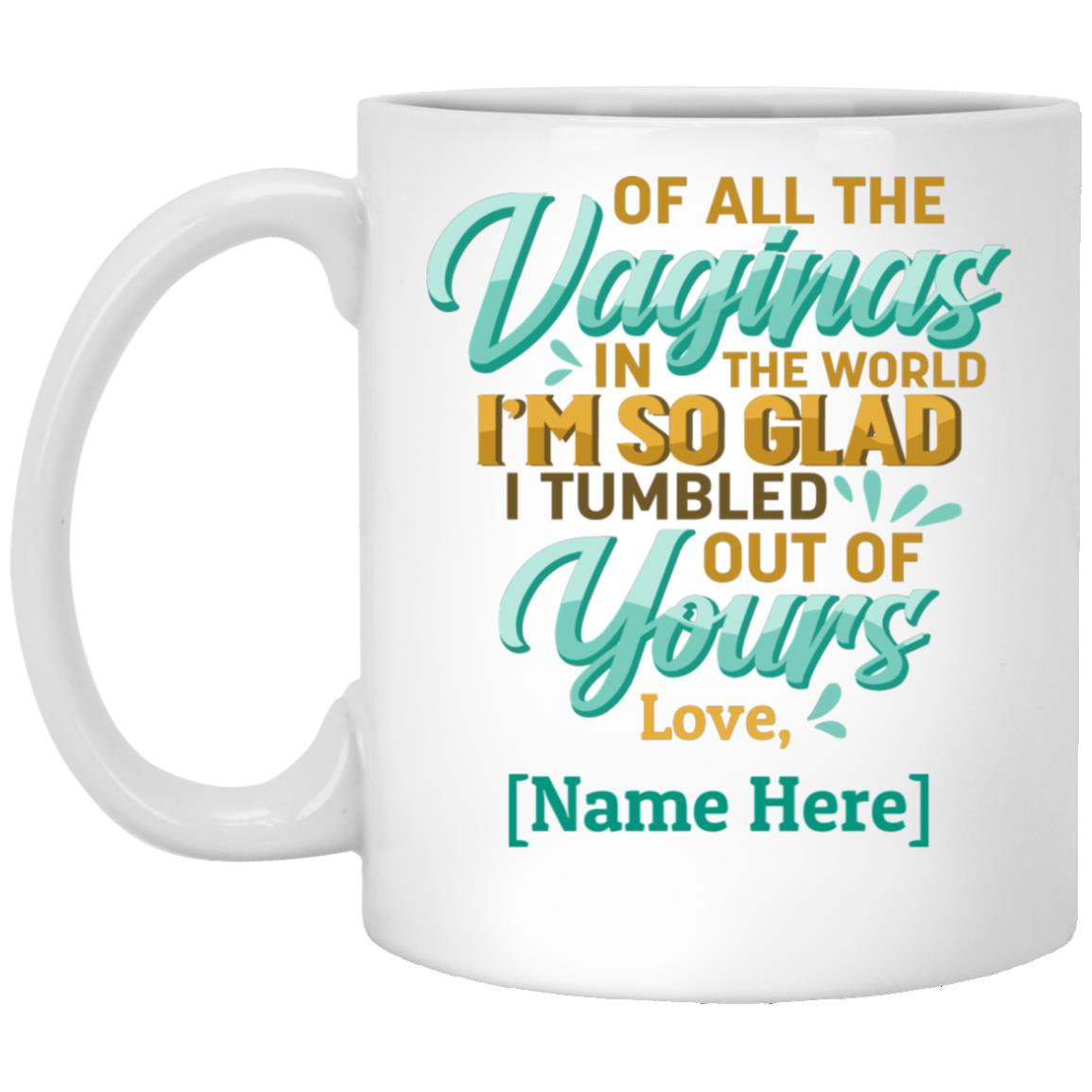 Personalized Mug, White, 11 oz. White Mug