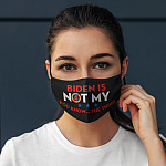 1VT. Biden Is Not You Know The Thing mask mockup