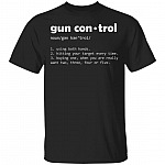 gun control, Black, Unisex T-Shirt