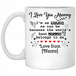 Personalized I'm As Lucky, White, 11 oz. White Mug Personalized I'm As Lucky, White, 11 oz. White Mug