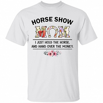 Horse Shirt, White, Unisex T-Shirt