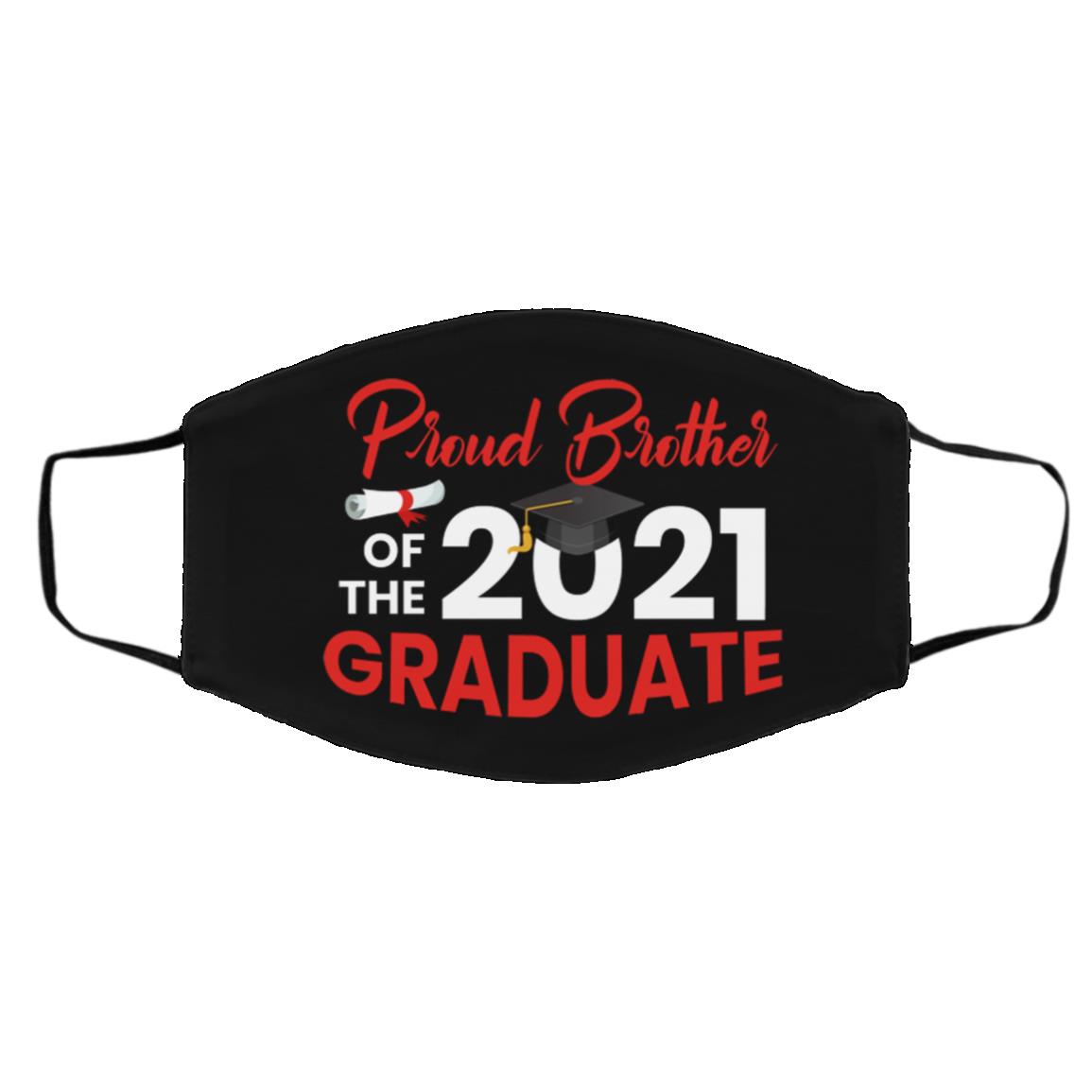 Brother Mask, Black, Cloth Face Cover – Medium/Large