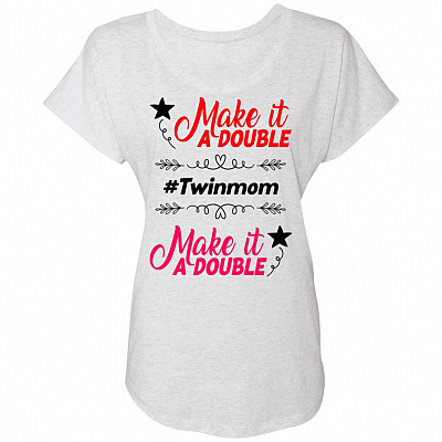 Ladies Triblend Dolman Sleeve