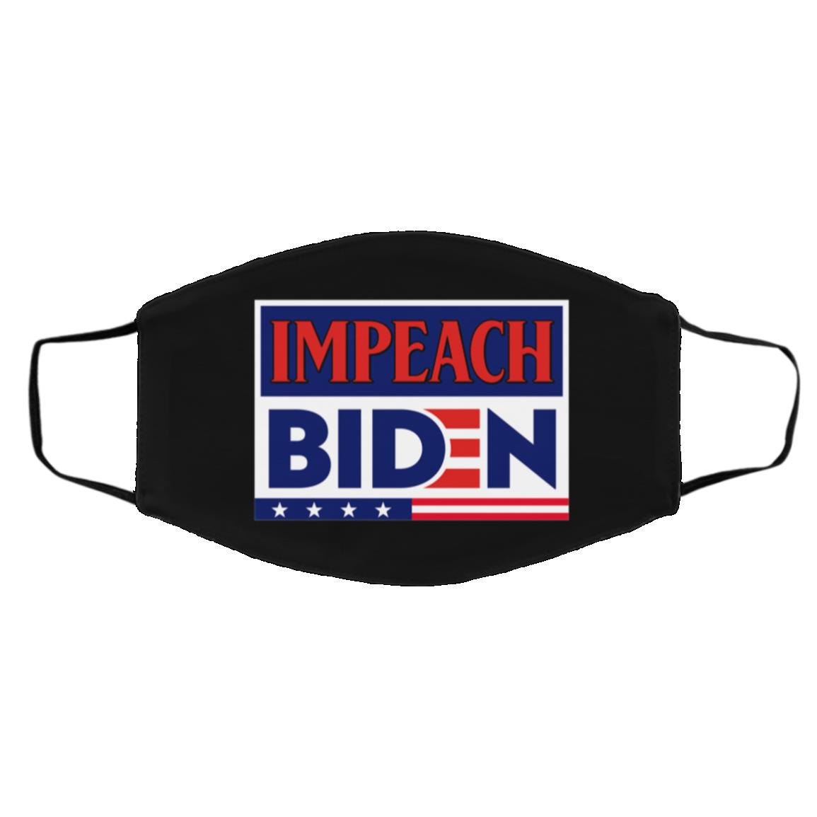 Biden Mask, Black, Cloth Face Cover – Medium/Large