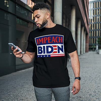 Alternative view of Impeach Biden T-Shirt - Political Shirt