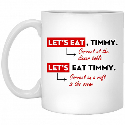 timmy mug, White, 11 oz. White Mug