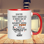 9Th. Dear Mom There's Nobody Else mockup2 ostrich sans #000000