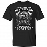 I Don't Know How My Story Ends B, Black, Unisex T-Shirt