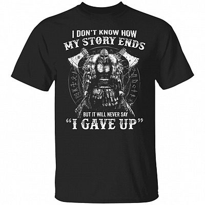 I Don't Know How My Story Ends B, Black, Unisex T-Shirt