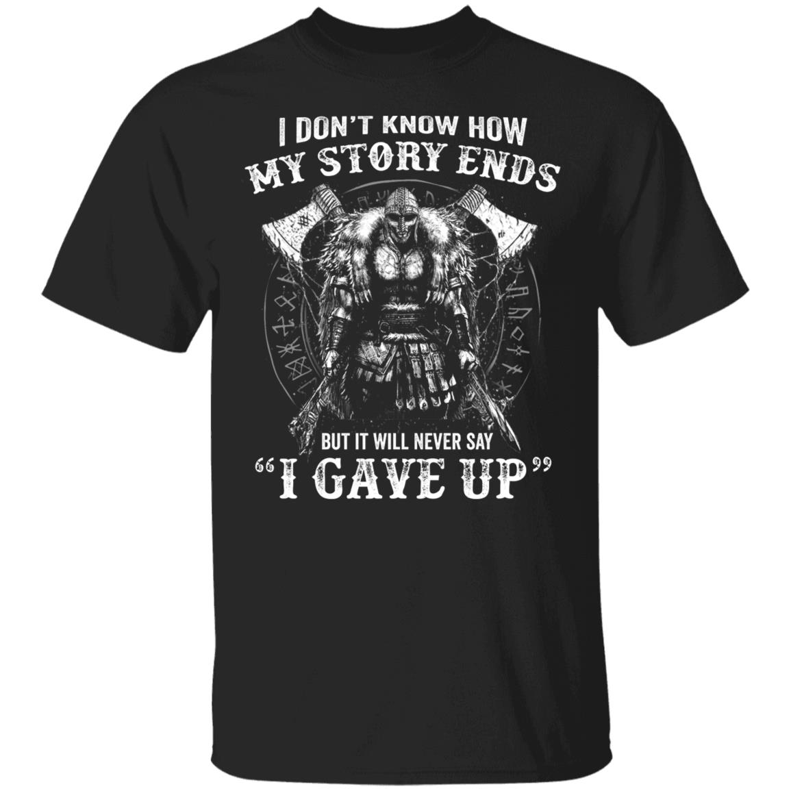 I Don't Know How My Story Ends B, Black, Unisex T-Shirt