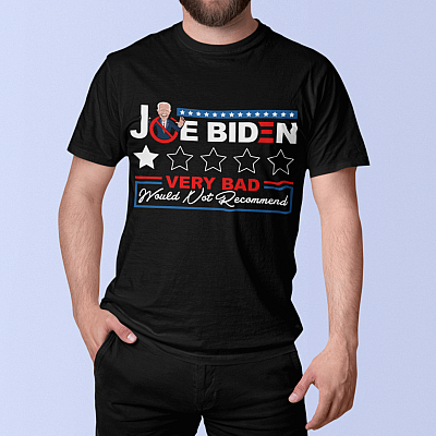 Alternative view of Joe Biden Very Bad Would Not Recommend T-Shirt