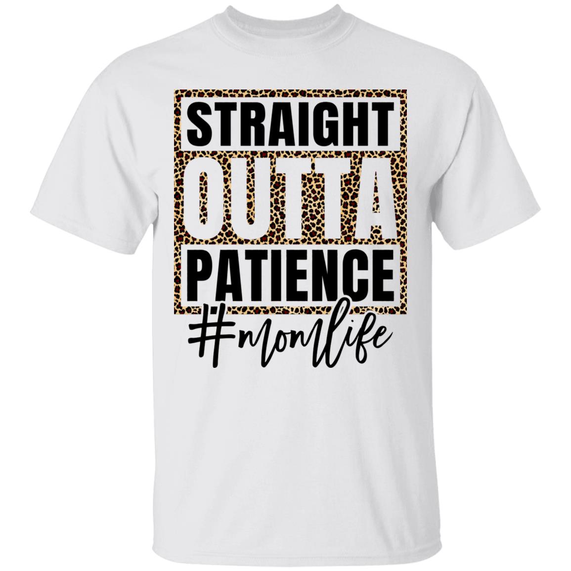 STRAIGHT OUTTA SHIRT, White, Unisex T-Shirt