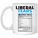 Liberal Tears mug, White, 11 oz. White Mug