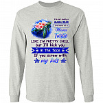 mama hoodie, Ash, Long Sleeve mama hoodie, Ash, Long Sleeve