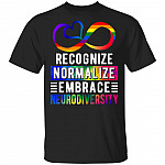 Recognize Normalize T, Black, Unisex T-Shirt