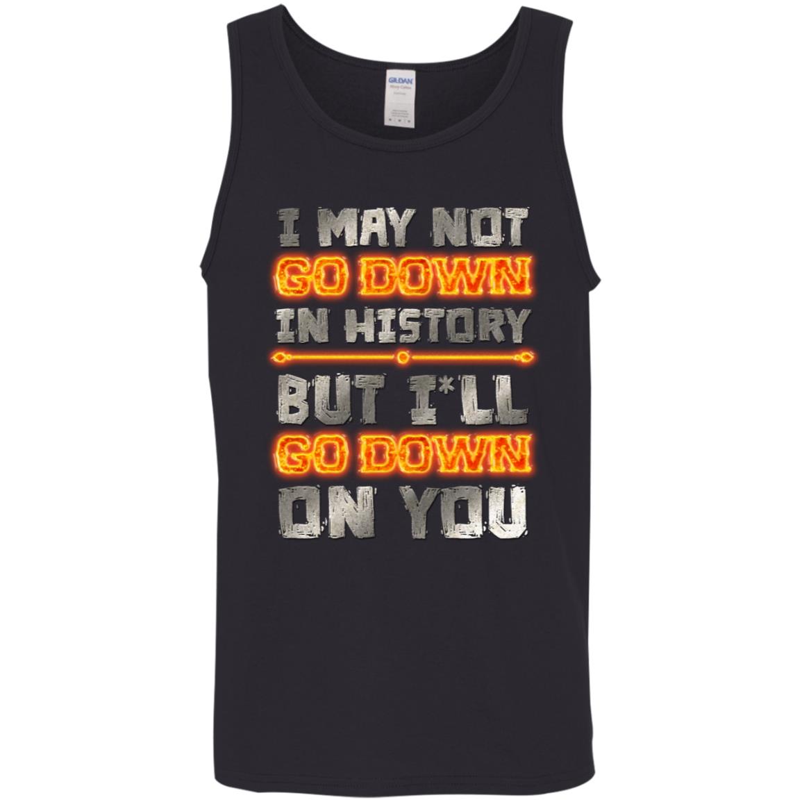 I May Not Go Tank, Black, Unisex Tank Top