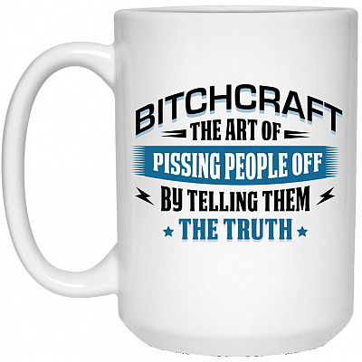 15 oz. White Mug