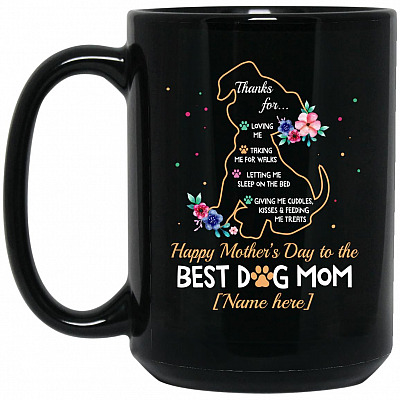 15 oz. Black Mug