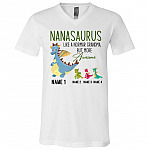 Personalized tee, White, V-Neck T-Shirt Personalized tee, White, V-Neck T-Shirt