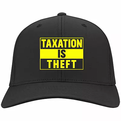 taxation hat, Black, Twill Cap