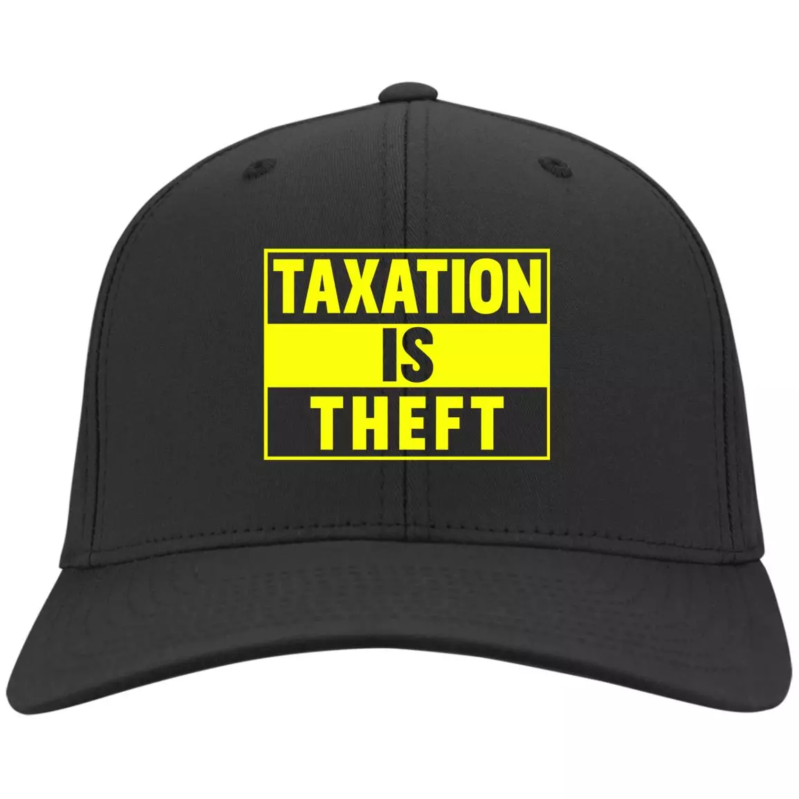 taxation hat, Black, Twill Cap