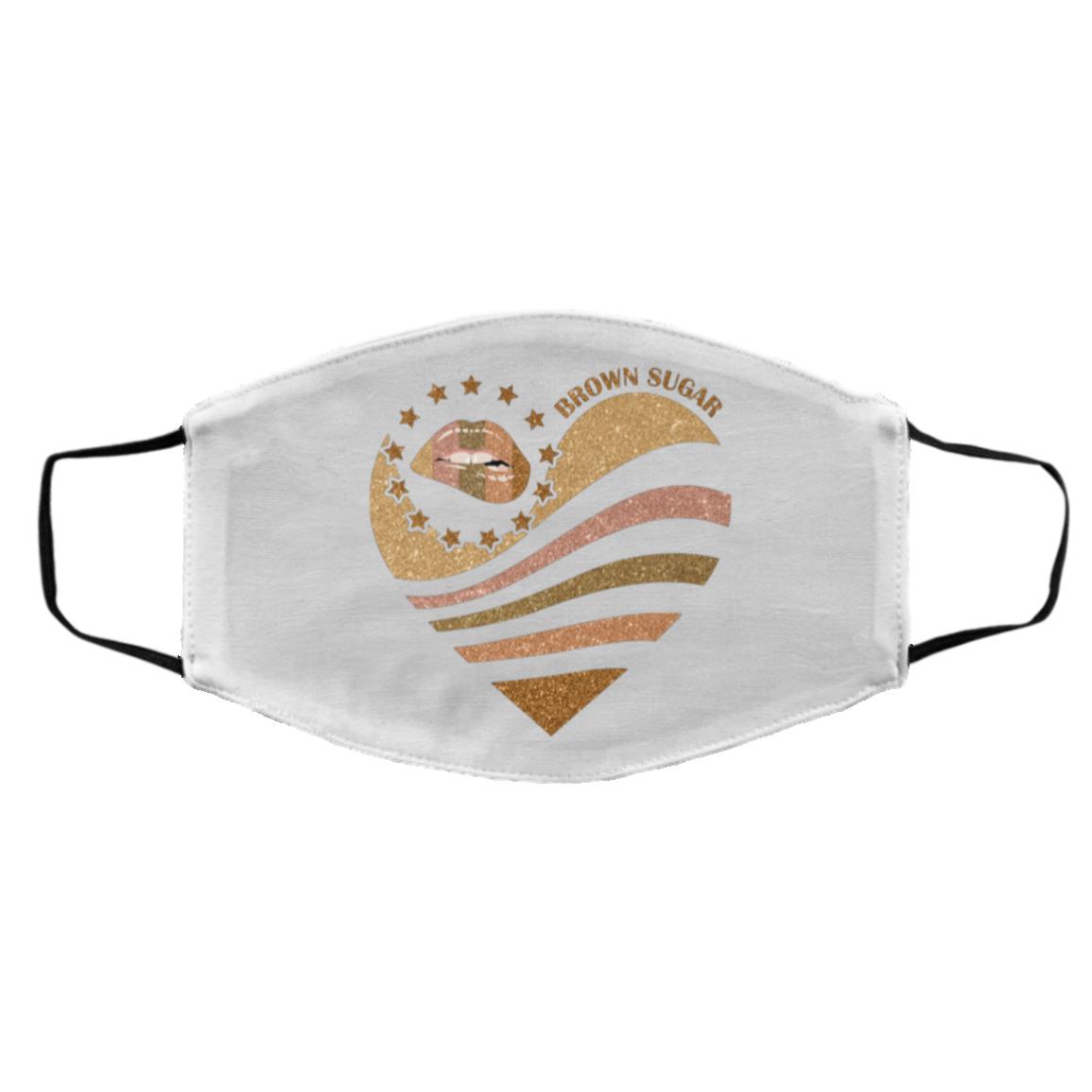 FMA Med/Lg Face Mask, White, Cloth Face Cover – Medium/Large