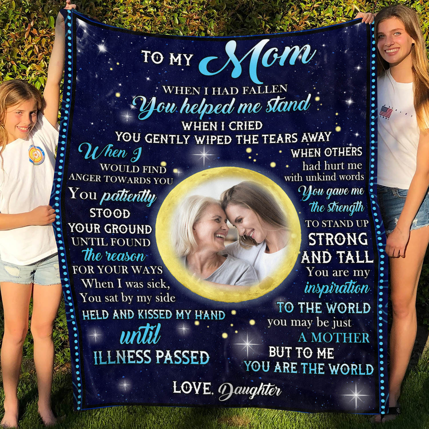 3VT. To My Mom When I Had Fallen Custom blanket mk3