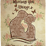 Personalized Missing, White, Cozy Plush Fleece Blanket - 50x60 Personalized Missing, White, Cozy Plush Fleece Blanket - 50x60