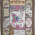 December Girl Fleece Mink Blanket, White, Cozy Plush Fleece Blanket - 50x60 December Girl Fleece Mink Blanket, White, Cozy Plush Fleece Blanket - 50x60