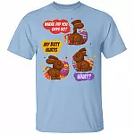 My Butt T, Light Blue, Unisex T-Shirt