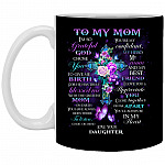 Mom Mug, Black, 11 oz. White Mug Mom Mug, Black, 11 oz. White Mug