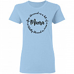 Often Stress A Bit Of Mess But Totally Blessed Mama Ladies T-Shirt, Light Blue, Ladies T-Shirt Often Stress A Bit Of Mess But Totally Blessed Mama Ladies T-Shirt, Light Blue, Ladies T-Shirt