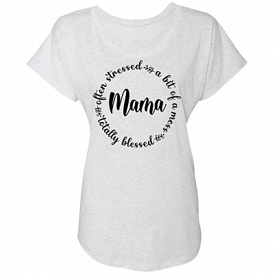 Ladies Triblend Dolman Sleeve