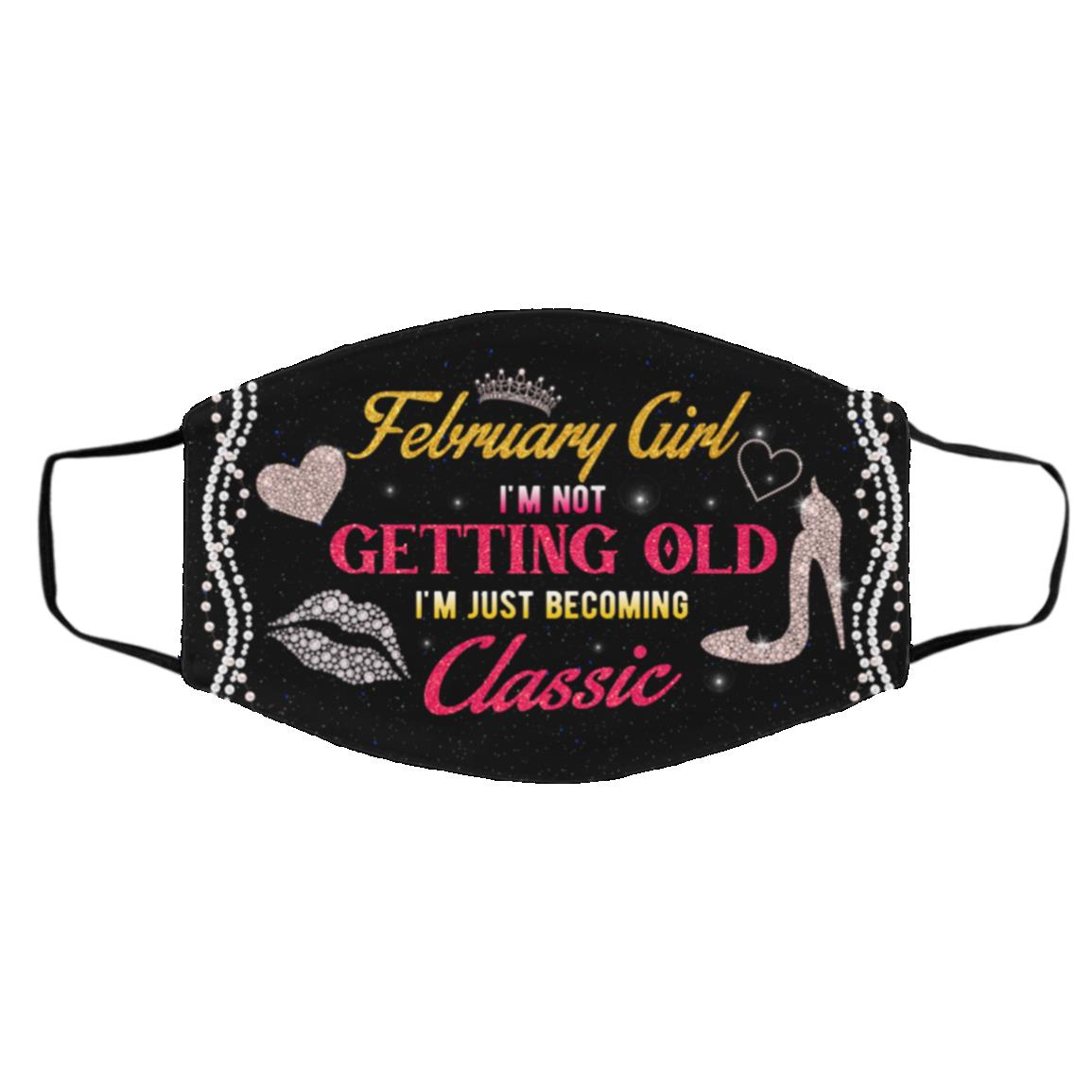 Feb Mask, White, Cloth Face Cover – Medium/Large