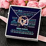 To My Bestie Friends Are Our Chosen Family The One Who Needs You Till The End Interlocking Hearts Necklace