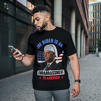 Alternative view of Joe Biden Is An Embarrassment To America T-Shirt - Impeach Biden Shirt