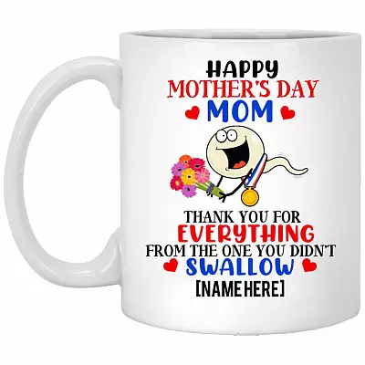 personalized mug, White, 11 oz. White Mug