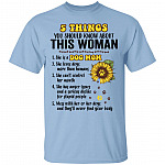 5 Things You Should Know AbouT-Shirt, Light Blue, Unisex T-Shirt