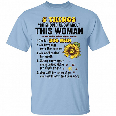 5 Things You Should Know AbouT-Shirt, Light Blue, Unisex T-Shirt