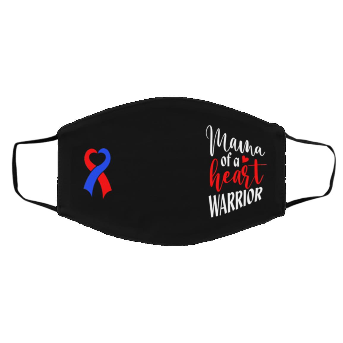 mama mask, Black, Cloth Face Cover – Medium/Large