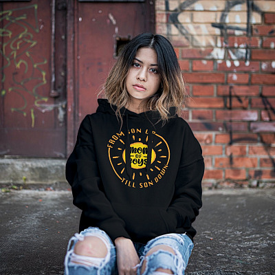 Alternative view of From Son Up To Son Down Mom Of Boys Hoodie - Sweatshirt - Long Sleeve Shirt