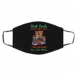 Book Nerds Don't Get Old, Black, Cloth Face Cover – Medium/Large