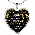 Surrounded By Your Glory What Will My Heart Feel Will I Dance For You Jesus Heart Pendant Necklace - Heart Luxury Necklace (Silver) Surrounded By Your Glory What Will My Heart Feel Will I Dance For You Jesus Heart Pendant Necklace - Heart Luxury Necklace (Silver)